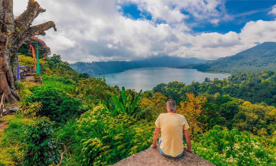 Bali: Twin Lakes, Handara Gates, and Forest Trekking Tour - Walking through the protected Balinese forest