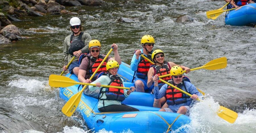 Bali: Ubud Gorilla Face ATV and Ayung Rafting Trip with Meal - Walking down to the Ayung River