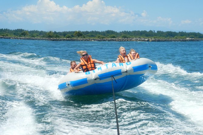 Bali Water Sports Adventure - The rolling donut boat adds a rougher finish