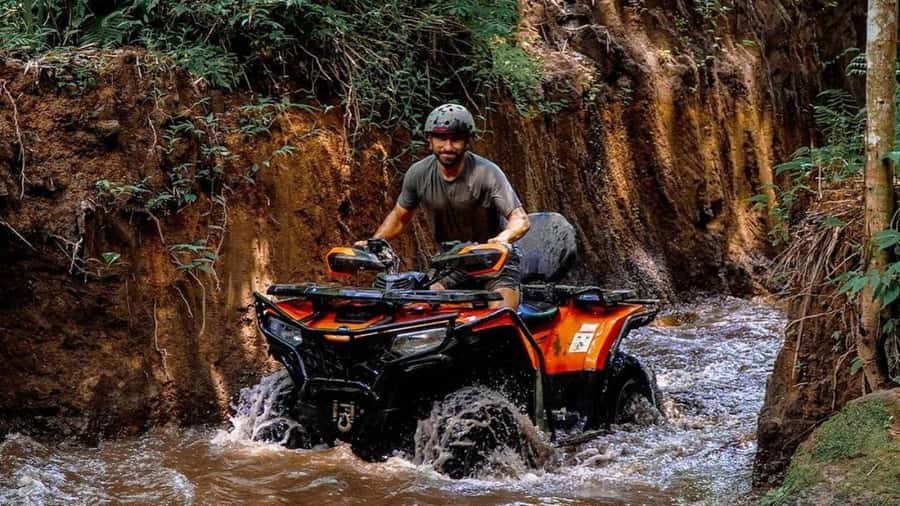 Bali: Waterfall Gorilla Cave ATV & Ubud Rafting Trip & Lunch - Lunch at Cretya Sunset