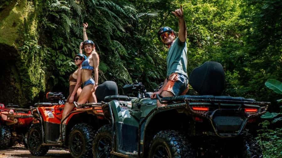 Bali: Waterfall Gorilla Cave ATV & Ubud Rafting Trip & Lunch - What the $28 price really gives you