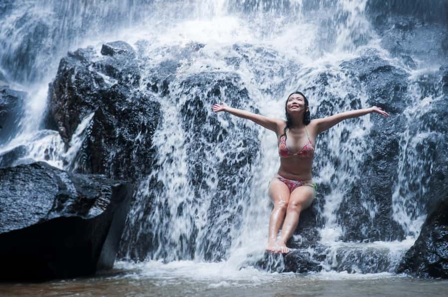 Bali Waterfall Tour with Lunch Views of Mount Batur - Three waterfalls, one very full Bali day