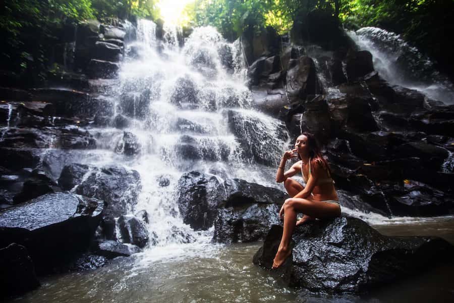 Bali Waterfall Tour with Lunch Views of Mount Batur - Ulu Petanu Waterfall: a quieter finish