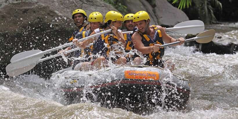 Bali: White Water Rafting and Jungle Buggies Adventure Tour - Starting farther north on the Ayung River