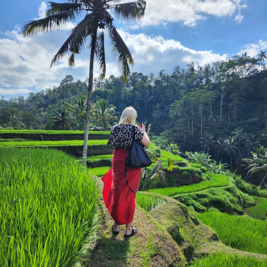 Balinese Purification at holy water temple with Local - The Road to Sebatu and the Stories Along the Way
