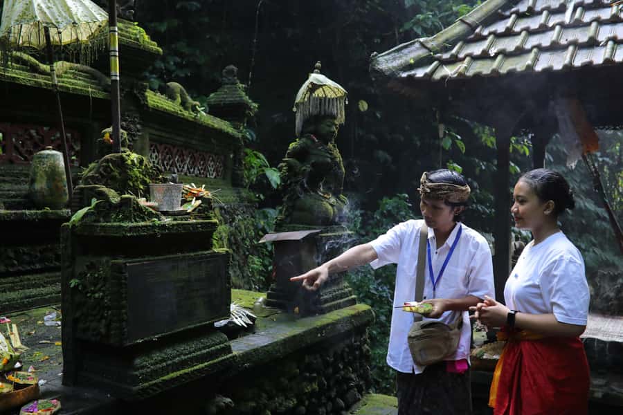 Balinese Purification at holy water temple with Local - The Optional Local Healer Visit for $40
