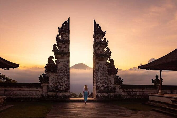 Balinese Street Food Tour By Motorbike All You Can Eat and Drink! - Temples, landmarks, and sunset views add more than scenery