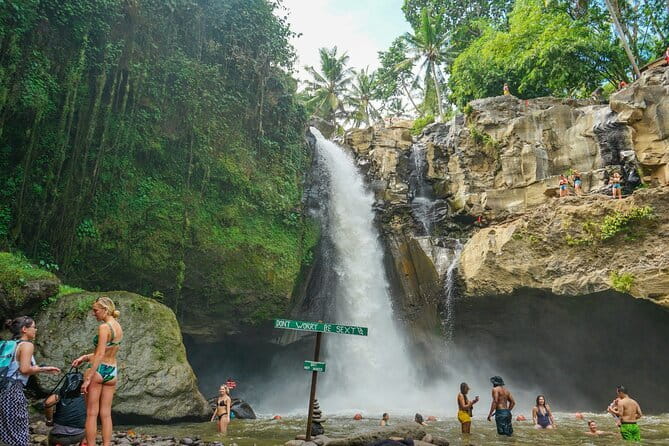 Blue Lagoon Snorkeling with Lunch and Waterfall in Ubud - Tegenungan Waterfall adds a very different Bali