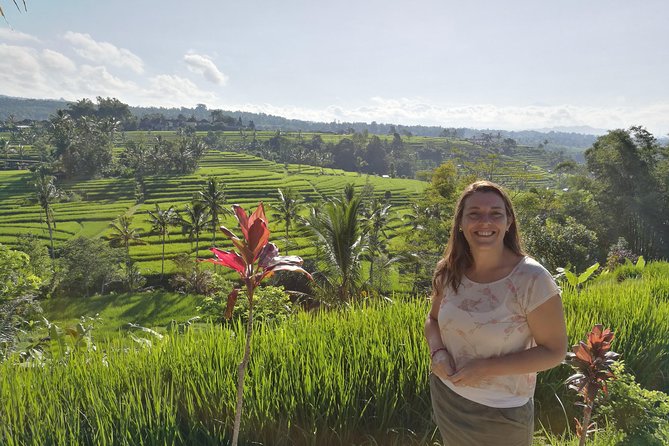 Bratan Temple, Banyumala Twin Waterfall, Jatiluwih Rice terrace and Tanah Lot - Ulun Danu Bratan, Bali’s floating temple image