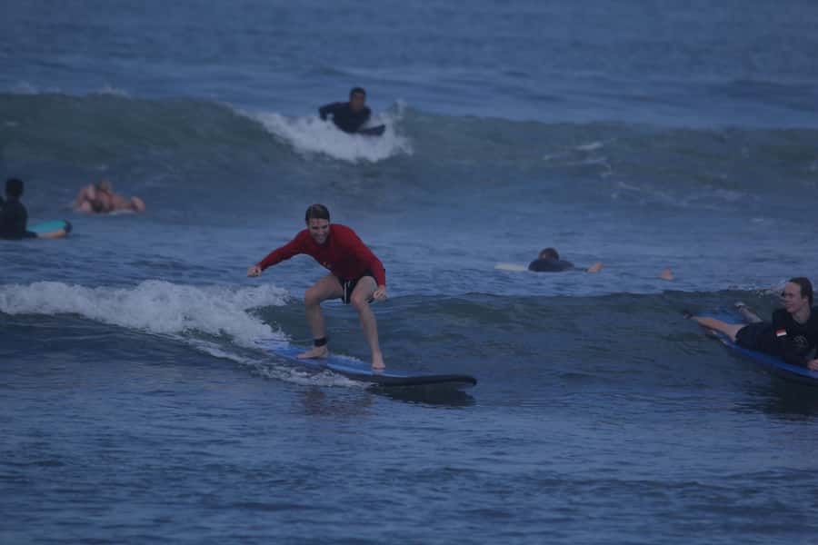 Canggu Surf Lesson - The first lesson happens on the sand