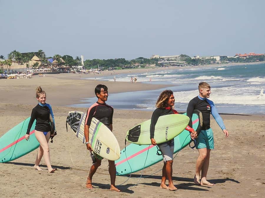 Canggu: Surf Lesson for All Levels - The human side of Curly 17 Surf School