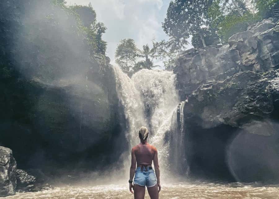 Chasing Cascades: Bali Waterfall Tour - Tegenungan Waterfall for the big finish