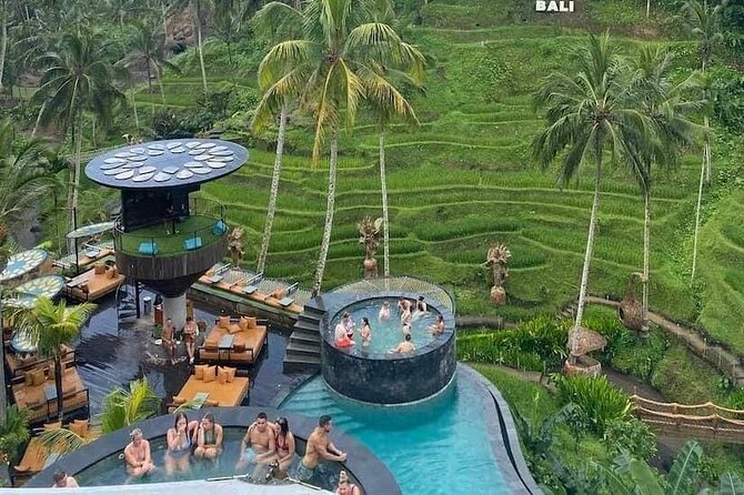 CRETYA Ubud infinity Pool + Hidden Water fall + Water Temple Tour - Mas Carving Center and Bali’s working art tradition