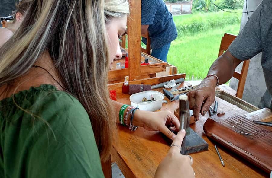 Forge Your Silver Story: Ubud Jewelry Making Class - Choosing a design that fits the time and silver allowance