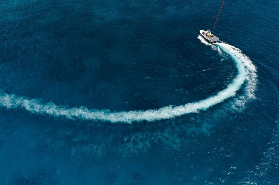 From Bali: Reef Cruise Day Trip to Nusa Lembongan - The 35-meter slide and unlimited banana boats
