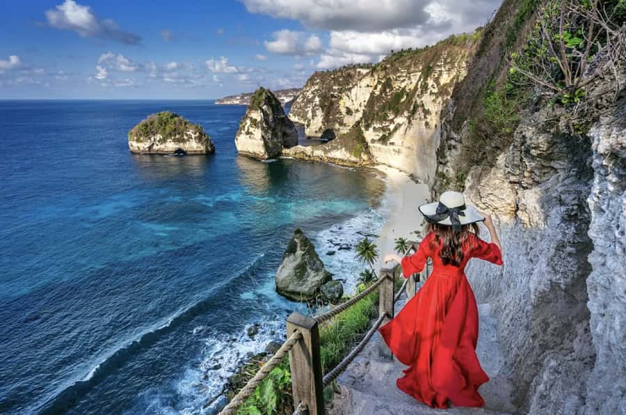 From Lembongan: Full-Day Private Tour East Nusa Penida - Atuh Beach for a quieter pause