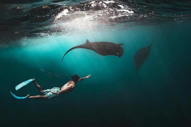 From Nusa Lembongan Manta Snorkeling Trips with Pickup Included - The crew makes a difference in open water