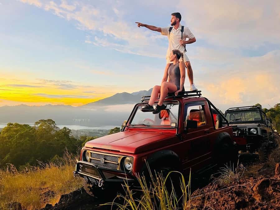 From Ubud: Mount Batur Shared Jeep Sunrise & Hot Spring Tour - Batur Natural Hot Spring after the sunrise