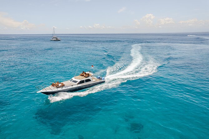 Full Day Nusa Penida by Honey Milk Yacht 13 meters - Honey Milk’s Flybridge, Sun Deck, and Onboard Supplies