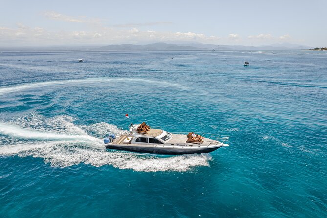 Full Day Nusa Penida by Honey Milk Yacht 13 meters - First Water Stop: Bali Hai Lagoon and Lembongan Coral