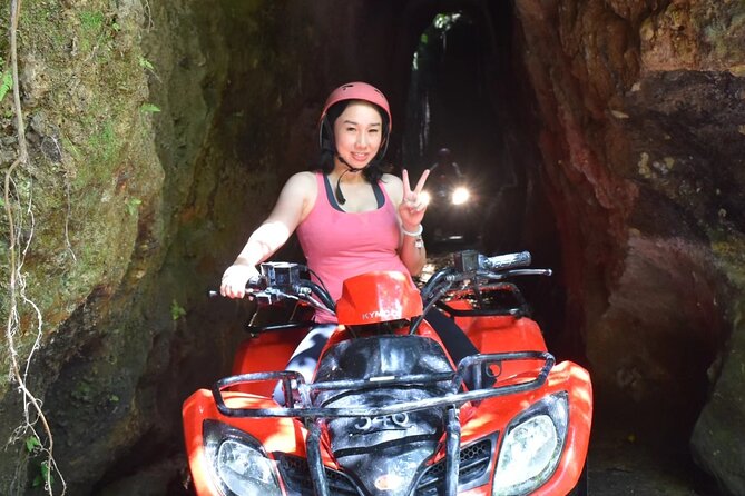 Kuber Bali ATV Through Waterfall & Long Tunnel - The safety briefing and ATV setup
