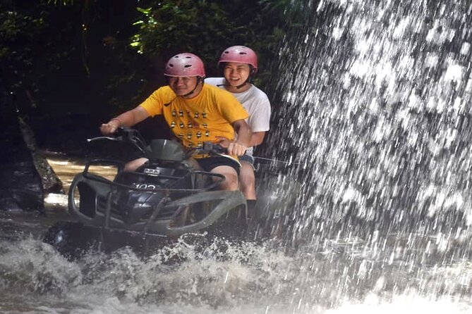 Kuber Bali ATV Through Waterfall & Long Tunnel - Who will enjoy this ride most