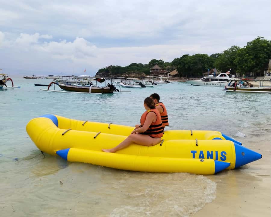 Lembongan Day Cruise: Activities in Lembongan - The 15-Minute Banana Boat Ride