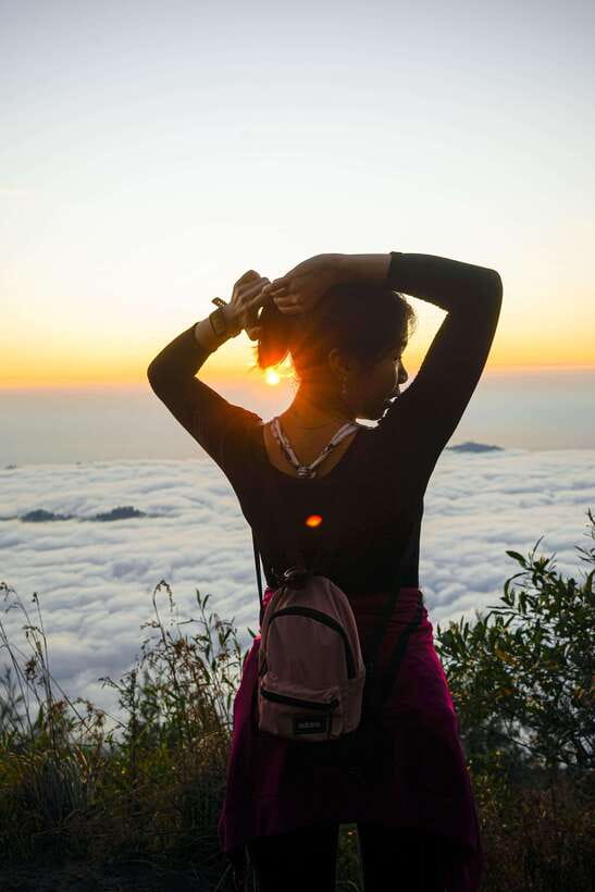 Mount Abang Trekking - Andong Temple and the final push