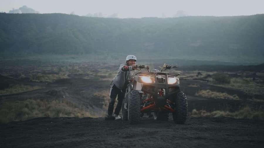 Mount Batur: ATV Quad Bike Black Lava & Sand Adventure - The pine forest route and cooler Kintamani air