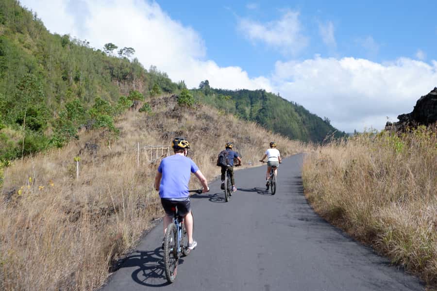 Mount Batur: Black Lava Cycling Tour w/ Natural Hot Spring - Key points to know before booking