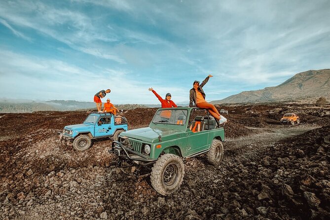 Mount Batur Sunrise 4x4 Jeep Expedition (Private & All-Inclusive) - The private jeep ride across black lava