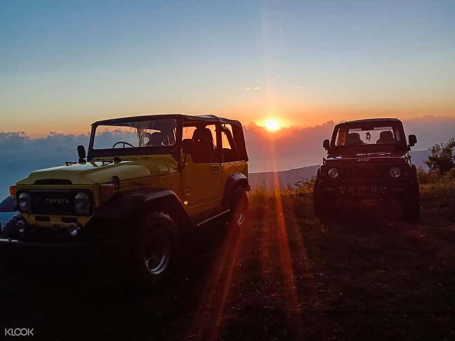 Mount Batur: Sunrise Jeep Tour & Natural Hot Spring - Crossing the 1963 lava flow