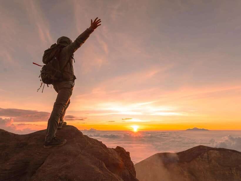 New Route: The Shortcut Route Up Mount Agung’s Peak 3142M - Forest, rock, and volcanic scree