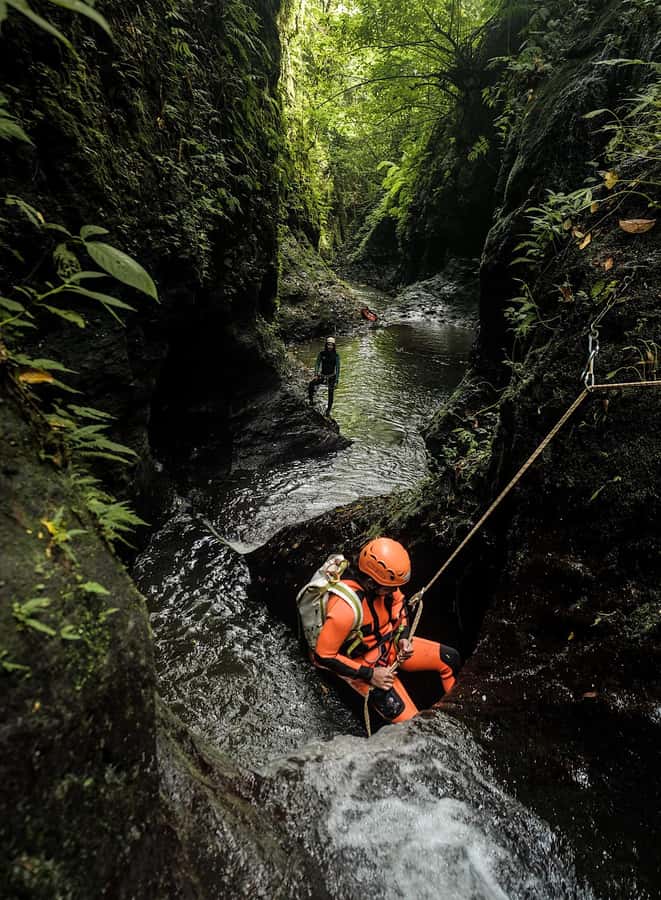 North Bali: Guided Canyoning Aling Waterfall Adventure - Rappelling Through Aling-Aling Waterfall