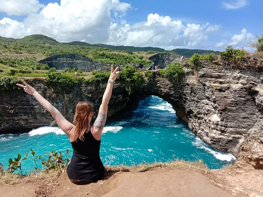 Nusa Penida and Nusa Lembongan Island Tour - Kelingking Beach and the famous cliff view