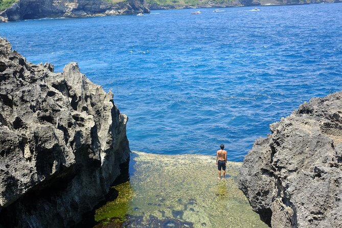 Nusa Penida Beach Day trip by Speedboat - Kelingking Beach and the famous T. rex cliff
