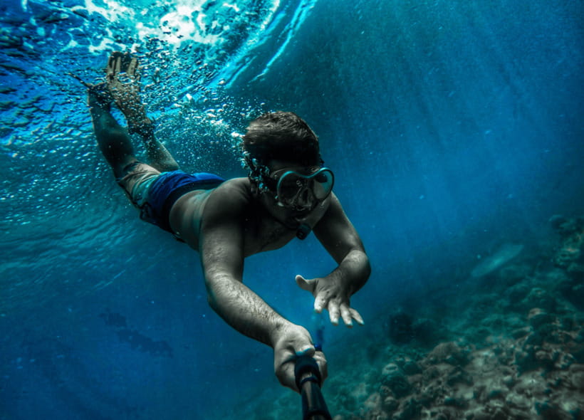 Nusa Penida: Spend time snorkeling with rays and turtles - The main weakness is coordination, not the scenery