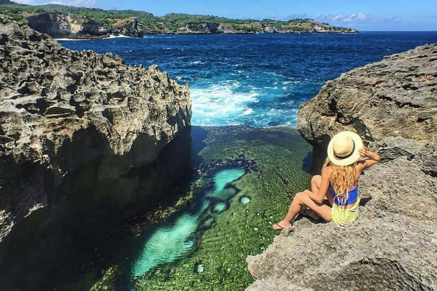 Nusa Penida: West Coast Adventure Package - From Bali to Nusa Penida by fastboat