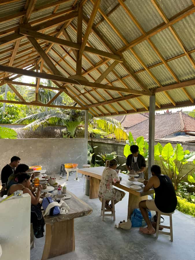 Outskirts of Ubud, Gianyar: Pottery Class - Learning the wheel without feeling rushed