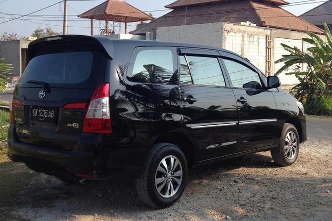 Private Car Charter in Bali with an English-speaking Driver - What is included and what is not