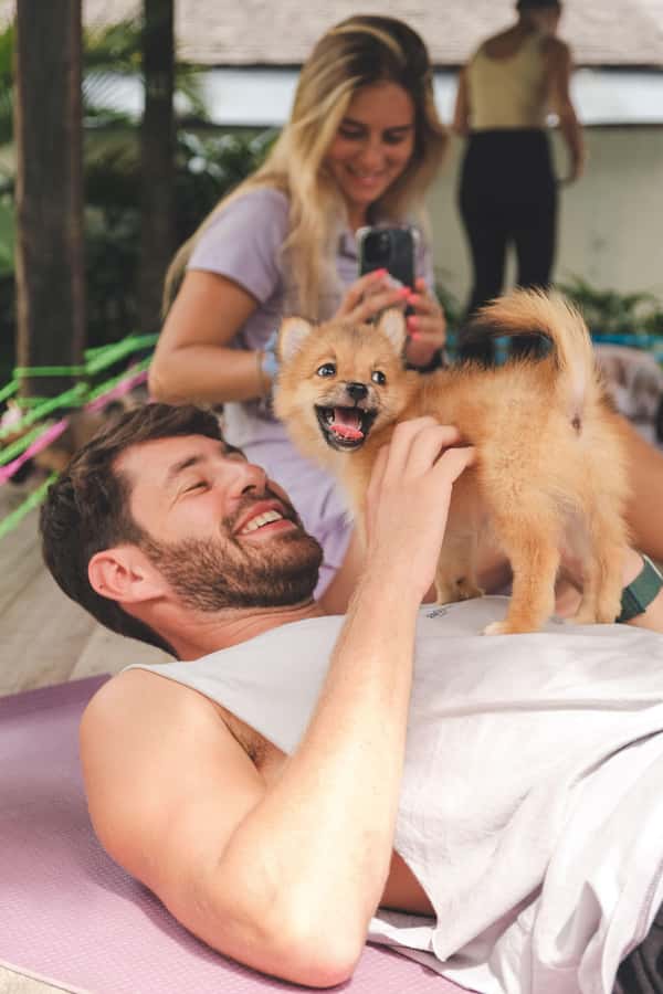 Puppy Yoga in Bali, Canggu – #1 Thing to Do in Bali - Arriving at Left Shala in Canggu