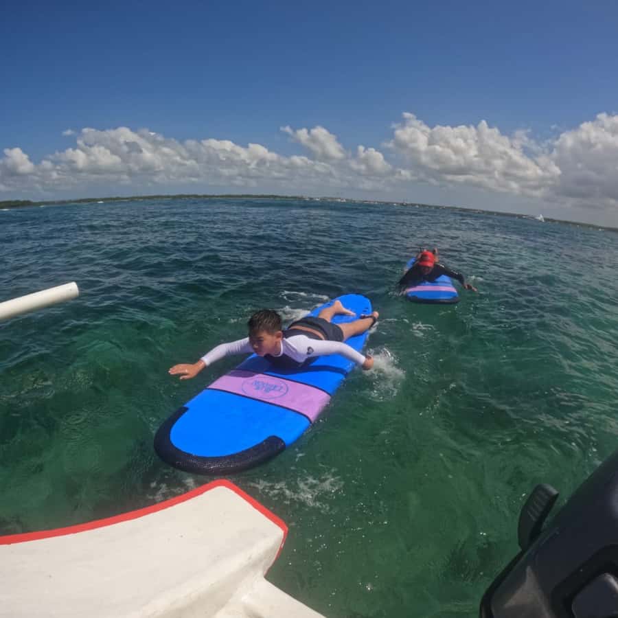 Sanur Surf Lesson for All Levels - Taking the boat to the Sanur surf spot