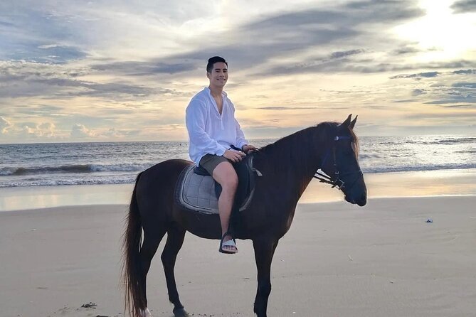 Seminyak Horse back riding In the beach - The first minutes on the sand