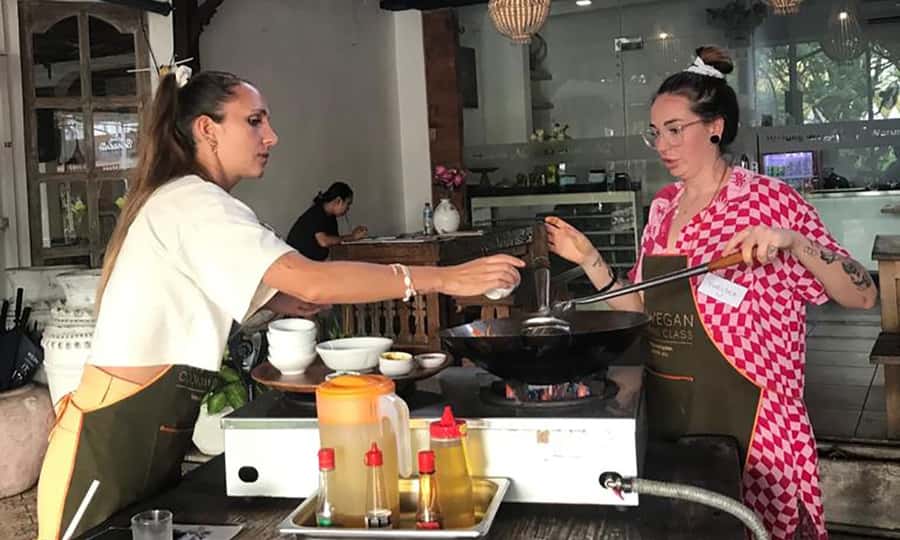 Seminyak: Vegetarian Cooking Class - Learning ingredients before learning recipes