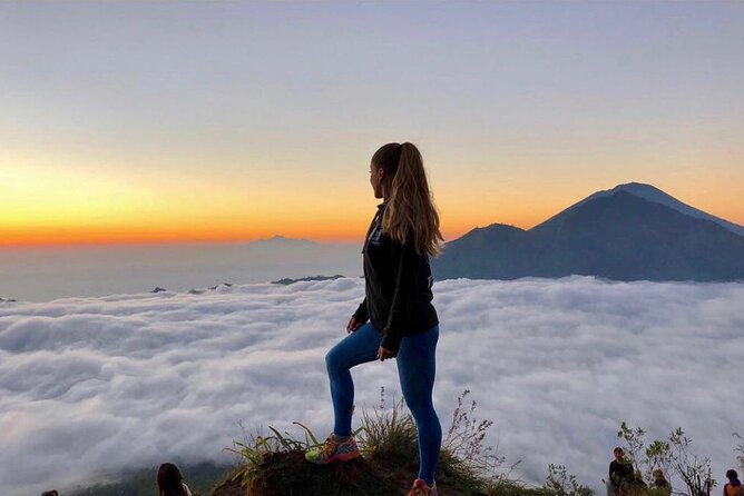 Sharing Mount Batur Sunrise Trekking And Natural Hot Spring - Reaching the summit around 5:45 am