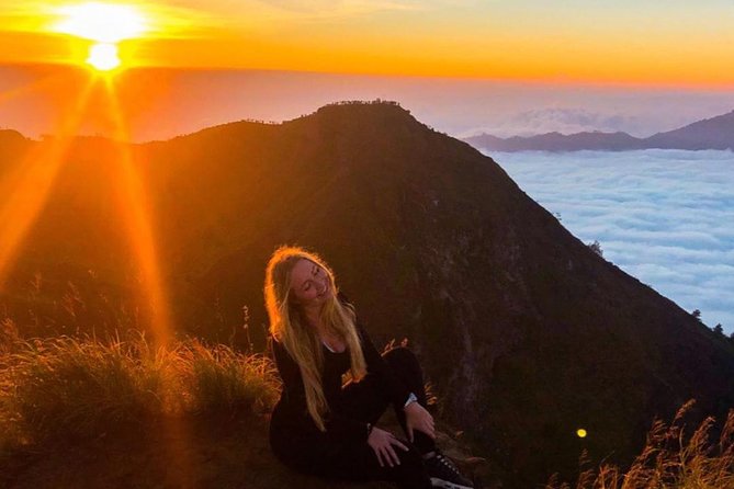 Small Group Mount Batur Sunrise Hike - Walking around the crater rim