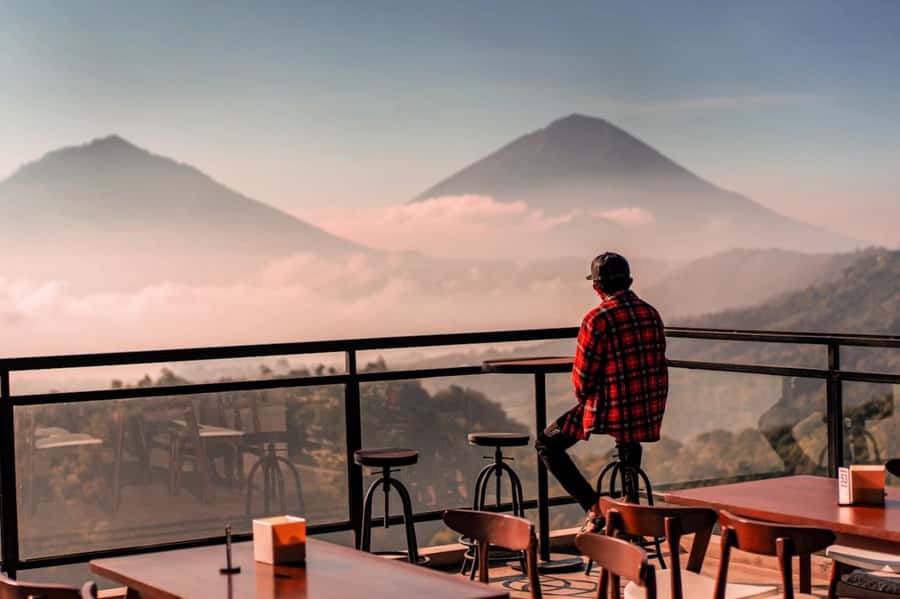 Sunrise Breakfest at kintamani cafe & Ubud private Tour - Tirta Empul and the holy spring at Manukaya