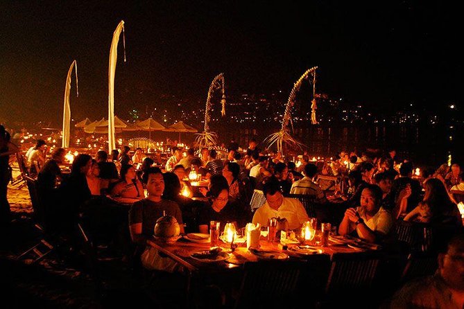 Tanah Lot and Uluwatu Temple Tour Including Seafood Dinner at Jimbaran Beach - Seafood by candlelight at Jimbaran Beach