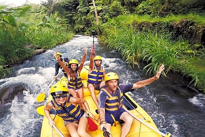 Telaga Waja River Rafting Bali & Zipline (Less Stairs) - Lunch, showers, and towels make the finish easier
