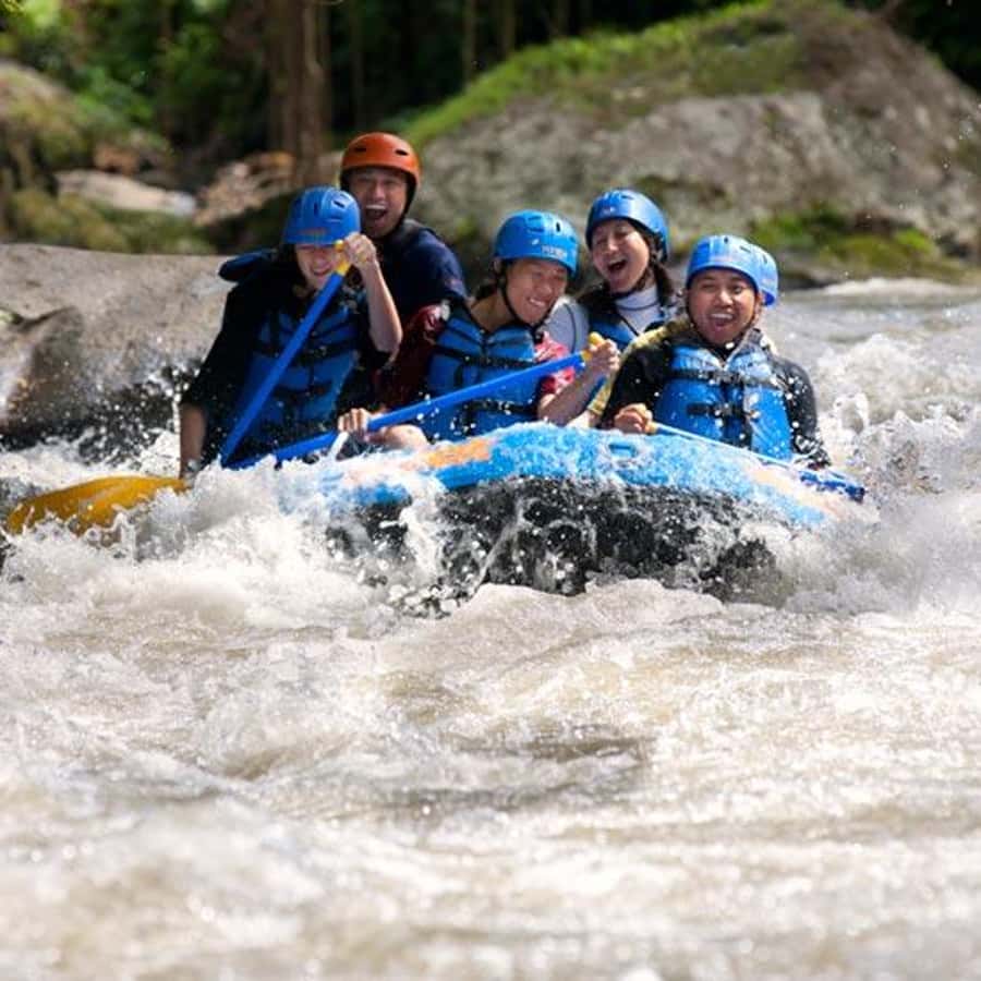 Telaga Waja: White Water Rafting with Lunch - Key points at a glance